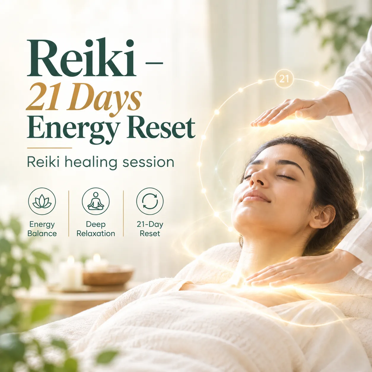 Reiki – 21 Days Energy Reset